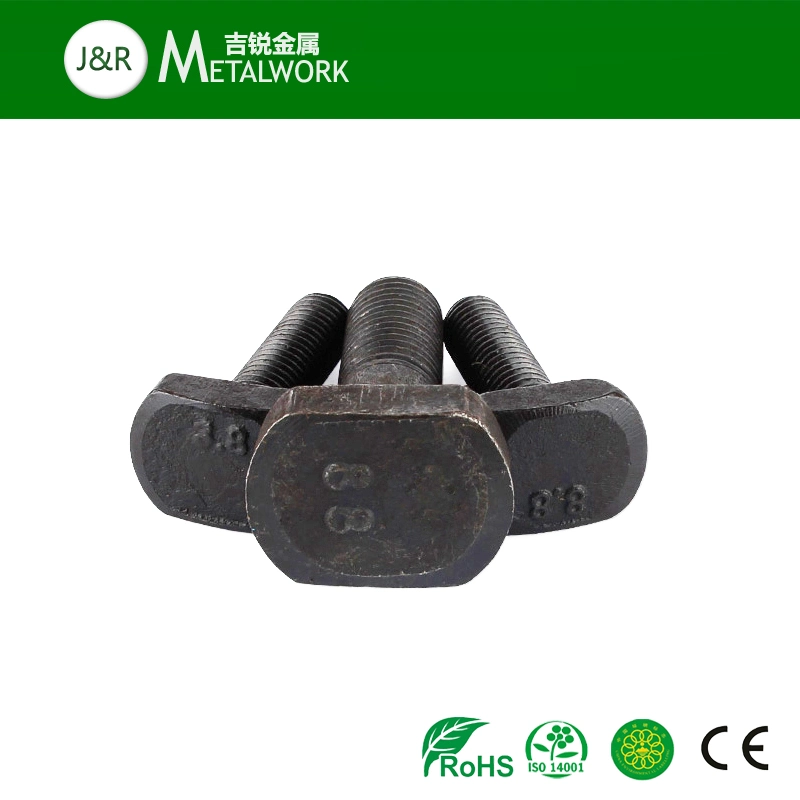 M5-M48 Carbon Steel Black Zinc Plated T Type Bolt (DIN787)